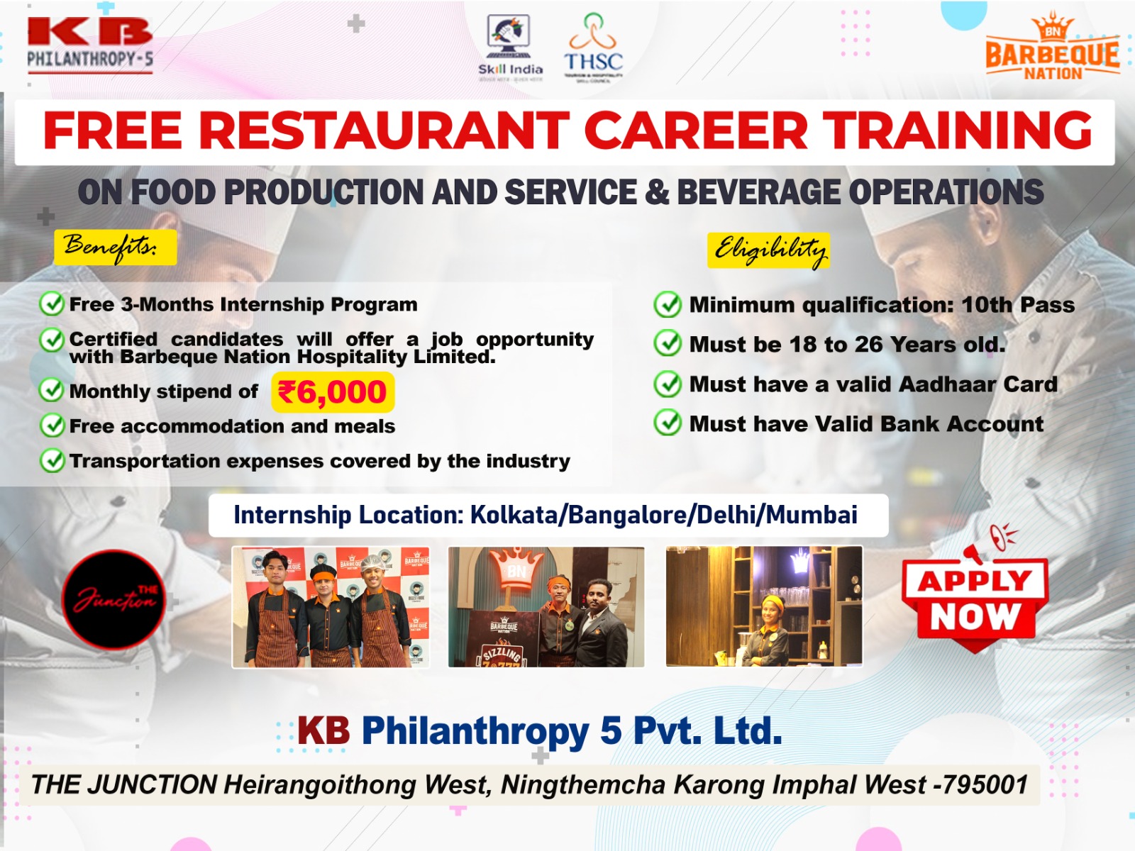 Barbeque Nation (Restaurant Career Training)