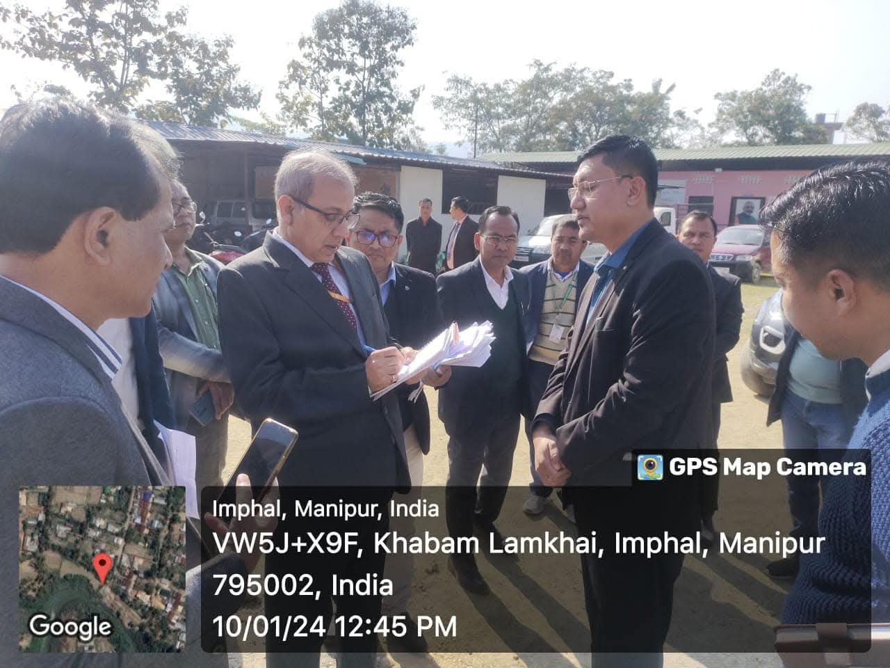Inspection by MSDE amd MoE team with J.K Singh, Director ,MSDE, Govt of India