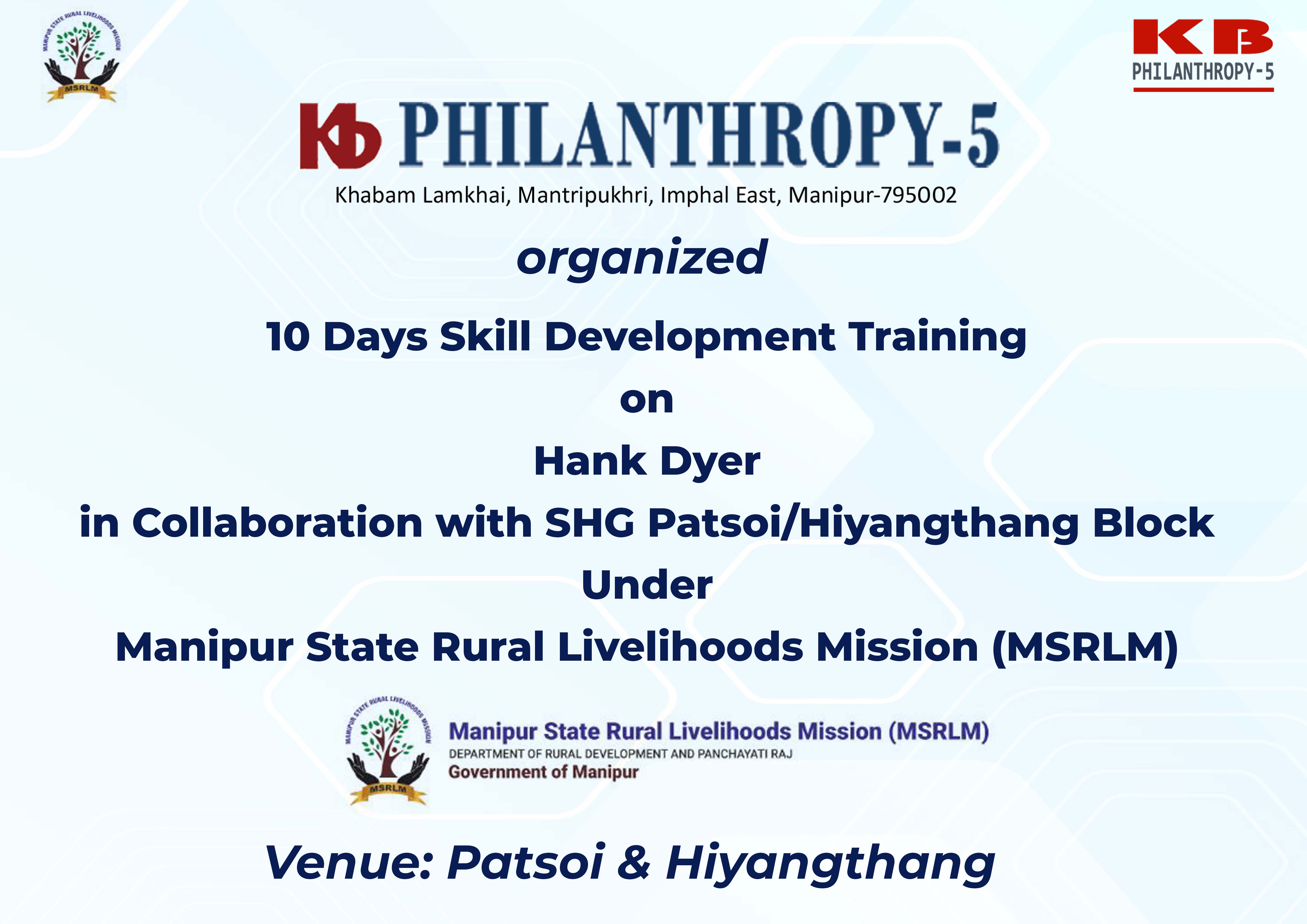 10 Days Hank Dyer Training